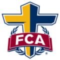 A cross with the letters fca in front of it.