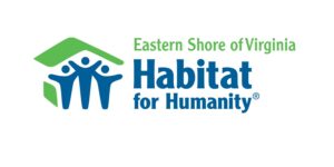 A logo for the eastern shore of virginia habitat for humanity.