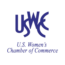 A logo for the u. S women 's chamber of commerce